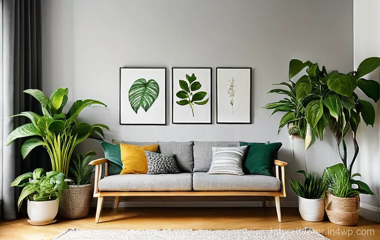 리빙월을 위한 예산 관리 방법 - **Indoor DIY Green Wall Planning Session**
"A cozy, brightly lit modern German apartment living ...